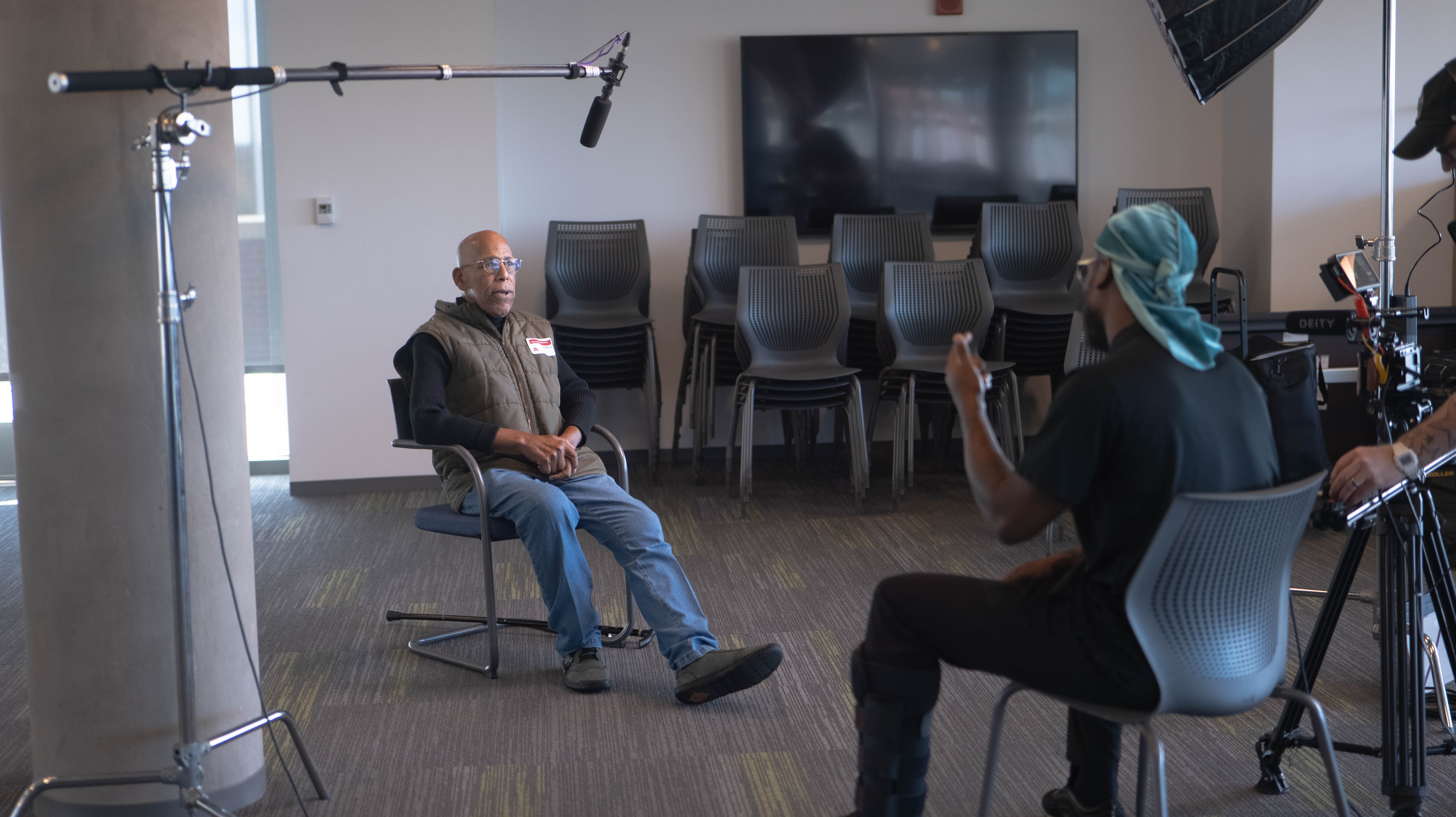 Lucidity Media Group professional interview production setup