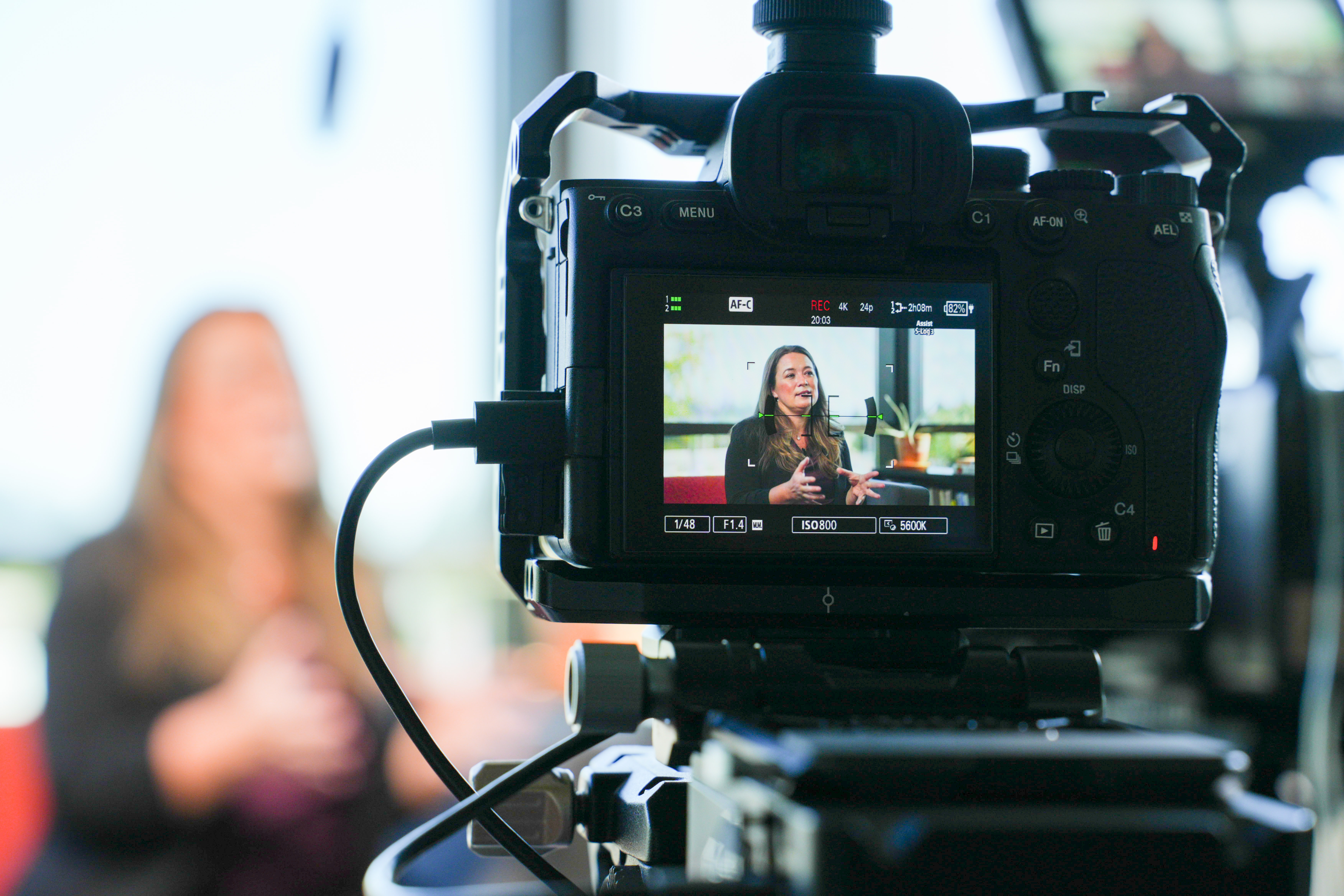 Lucidity Media Group video production camera monitor
