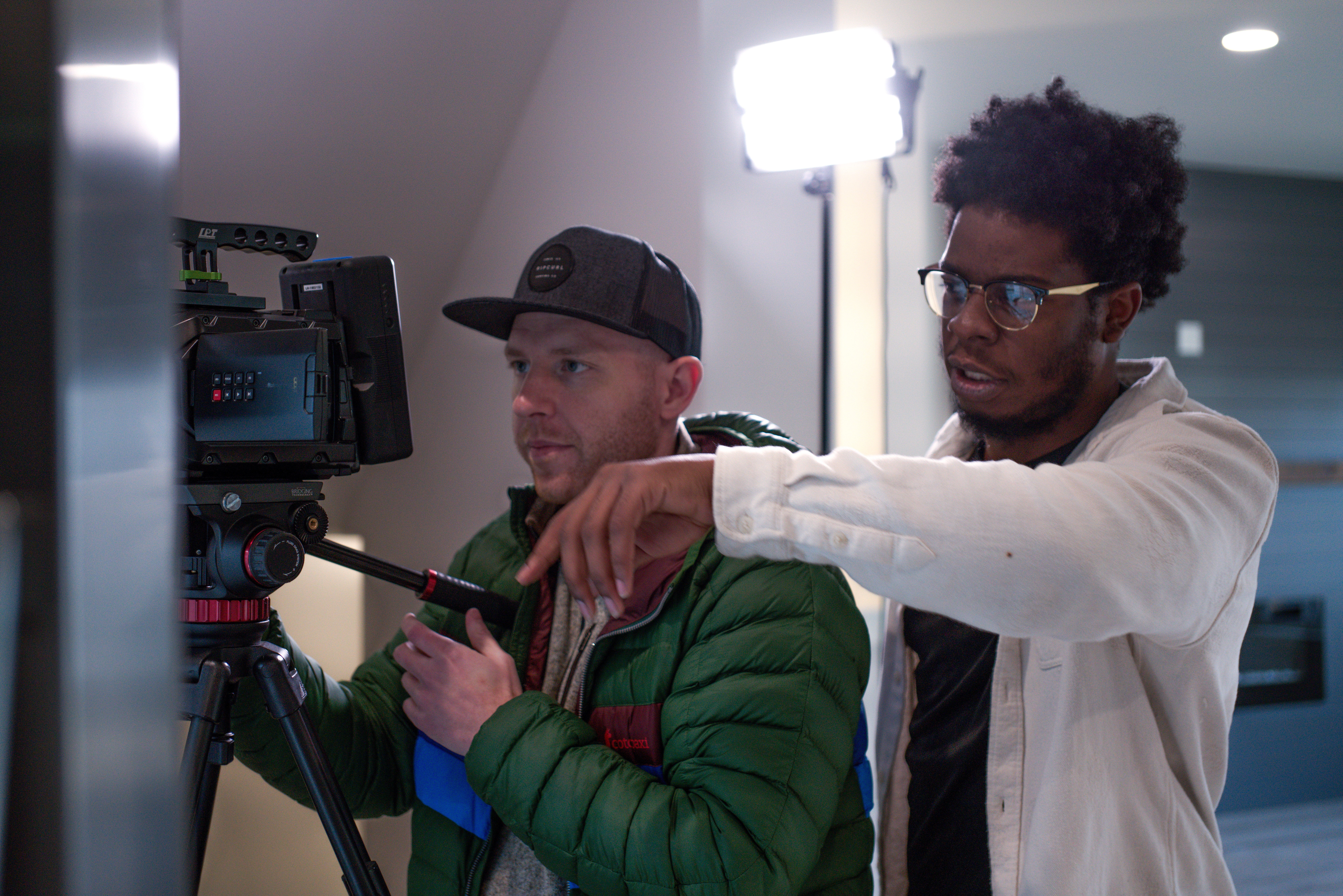 Lucidity Media Group video production direction on set